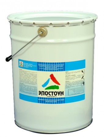 Эпостоун двухкомпонентная эпоксидная водно-дисперсионная грунт-эмаль для бетонного пола
