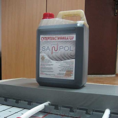 Пластификатор для стяжки теплого пола
