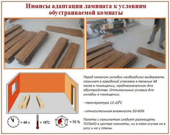 Нюансы адаптации ламината
